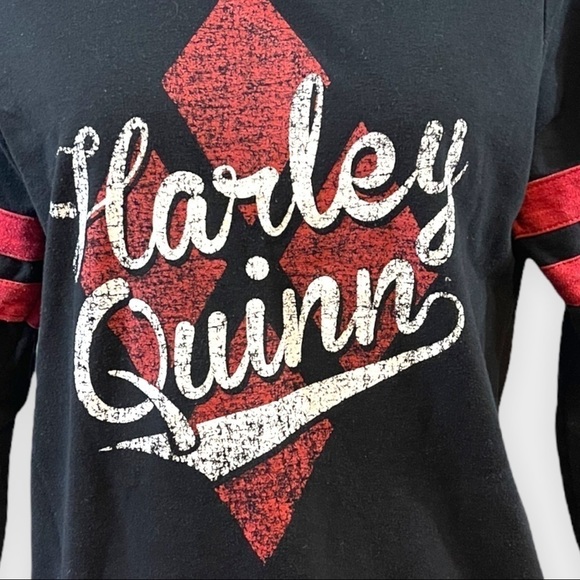DC comics Harley Quinn black and red crewneck sweatshirt - Picture 3 of 7